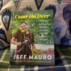 Famous Chef Jeff Mauro’s Cookbook with lots of comfort food recipes